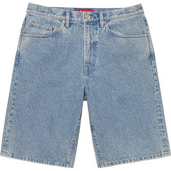 Pantalones Cortos Supreme Baggy Denim Azules | Supreme 274WY